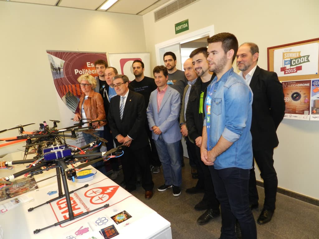 Los drones, protagonistas de la feria de Sant Miquel de Lleida