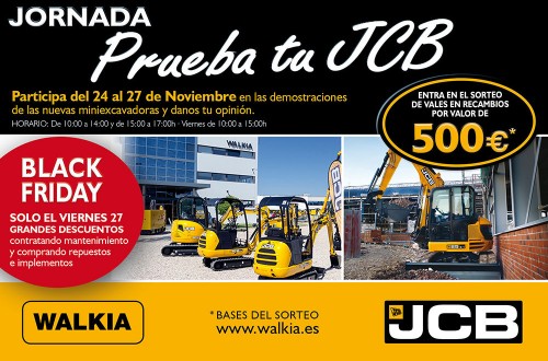JCB España  se suma al Black Friday