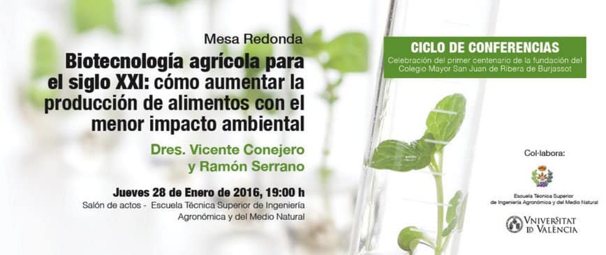 La ETSEAMN organiza una mesa redonda sobre biotecnología agrícola