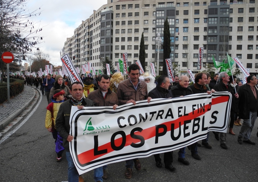 «Contra el fin de los pueblos»: carbón de los Reyes Magos de ASAJA a la Junta de Castilla y León