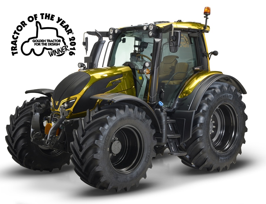 Valtra celebra el premio Tractor de Oro al Diseño 2016 con un N174 dorado