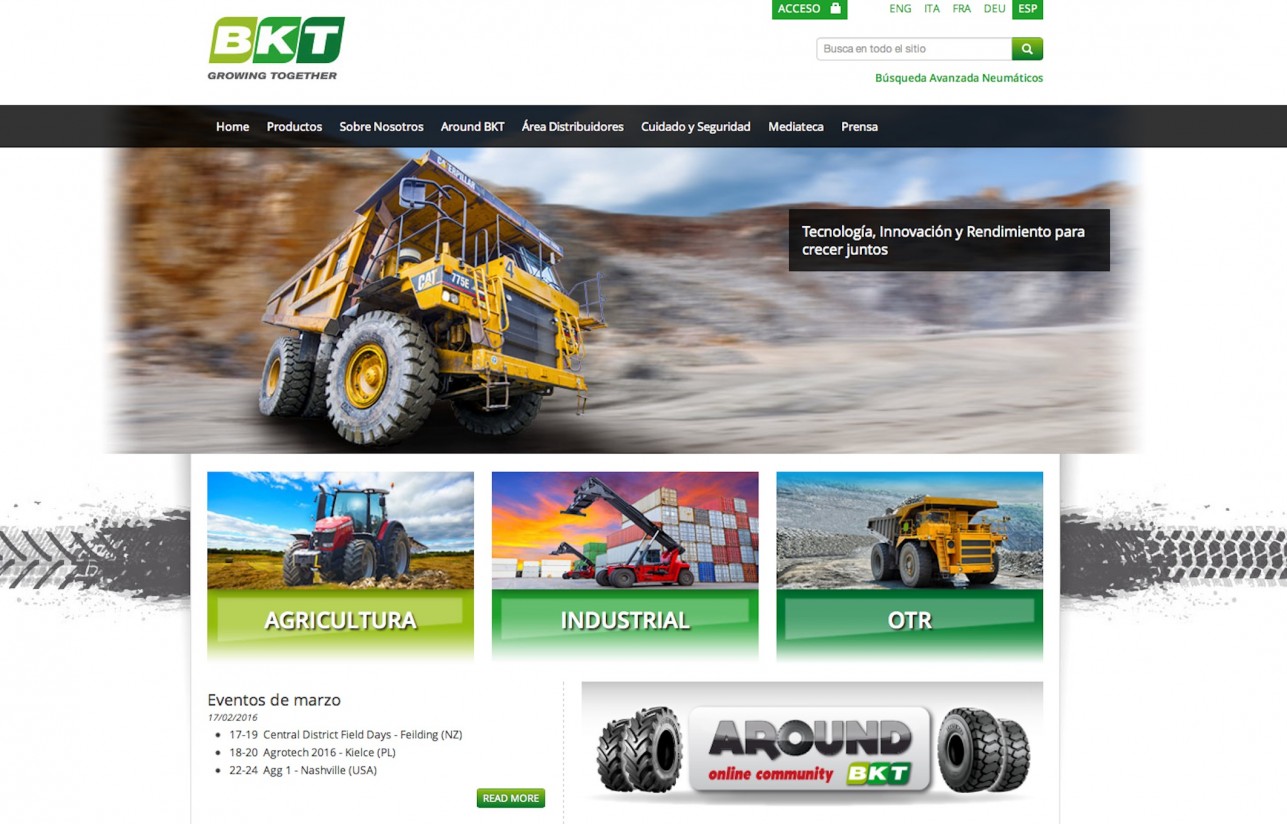 bkt-tires.com cumple su primer aniversario con más de 20.000 usuarios al mes