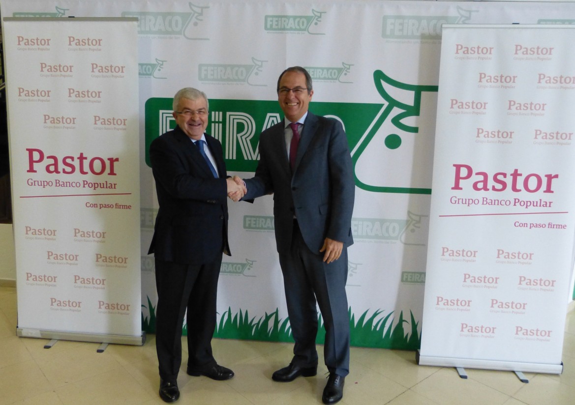 Convenio entre el Banco Pastor y Feiraco para la financiación de explotaciones lácteas