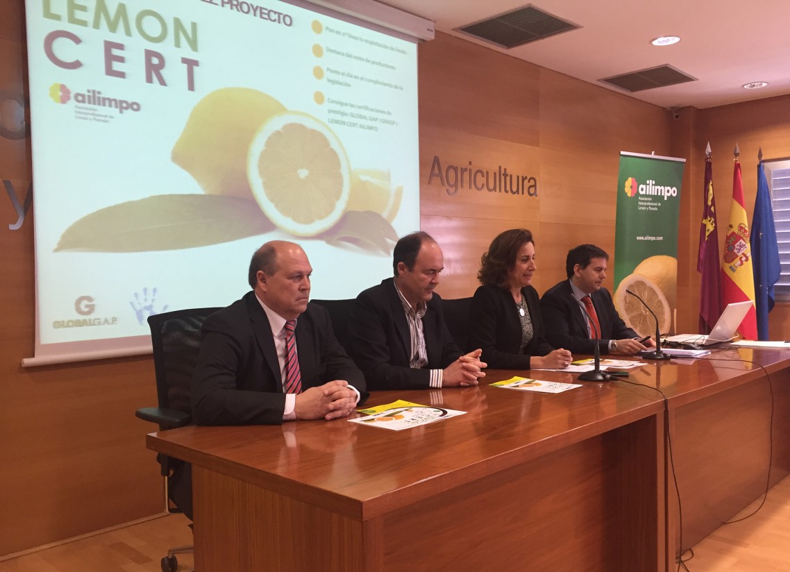 La interprofesional Ailimpo presenta el proyectdo Lemon Cert