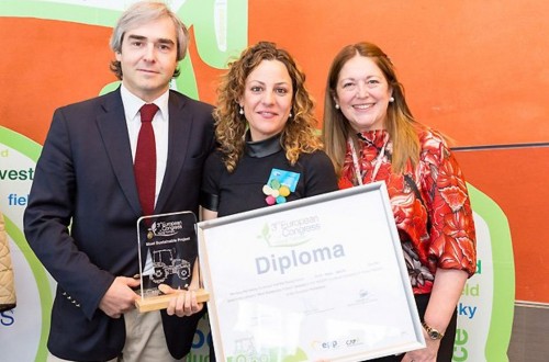 Una agricultora joven española galardonada en Europa con el premio a la explotación más sostenible