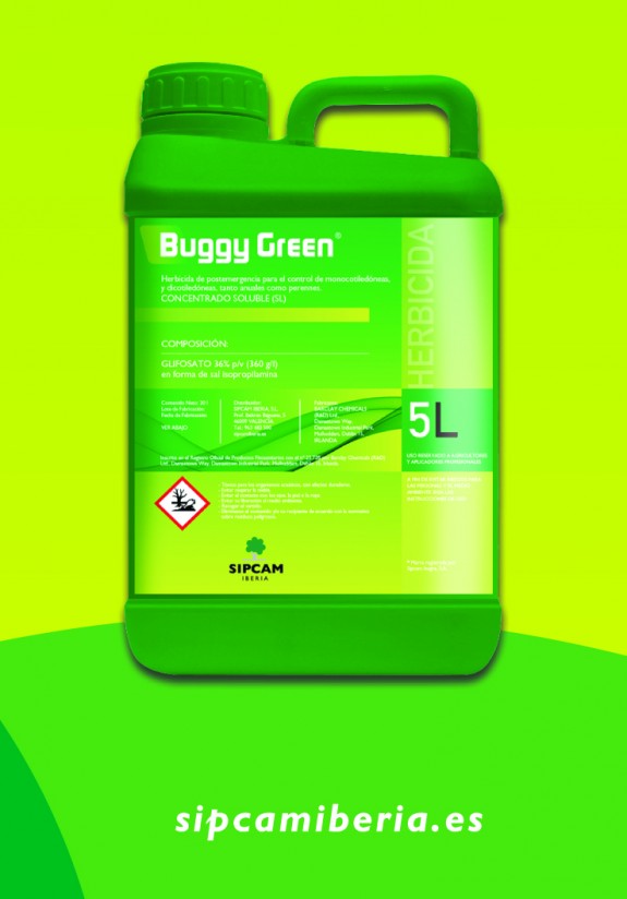 Sipcam lanza Buggy Green, un glifosato sin amina grasa etoxilada