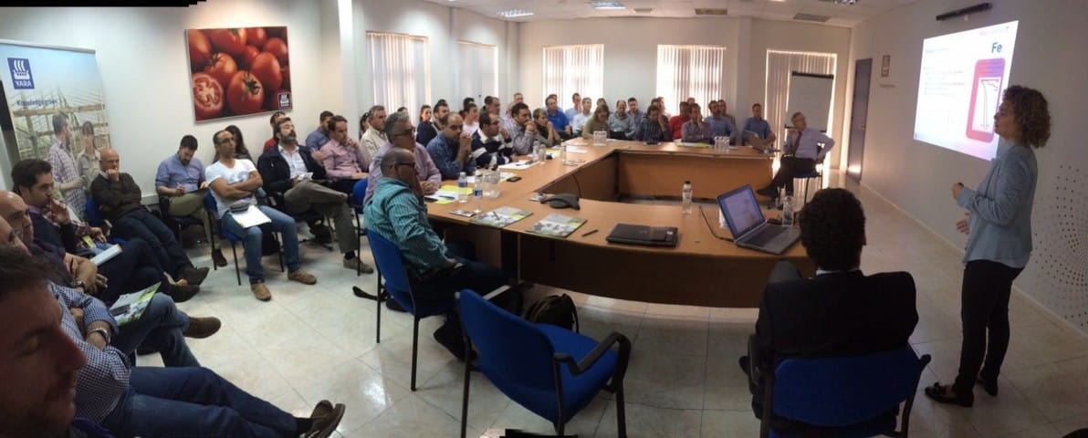 Más de 70 técnicos participan en las jornadas de formación sobre hortícolas de invernadero de YaraAcademy