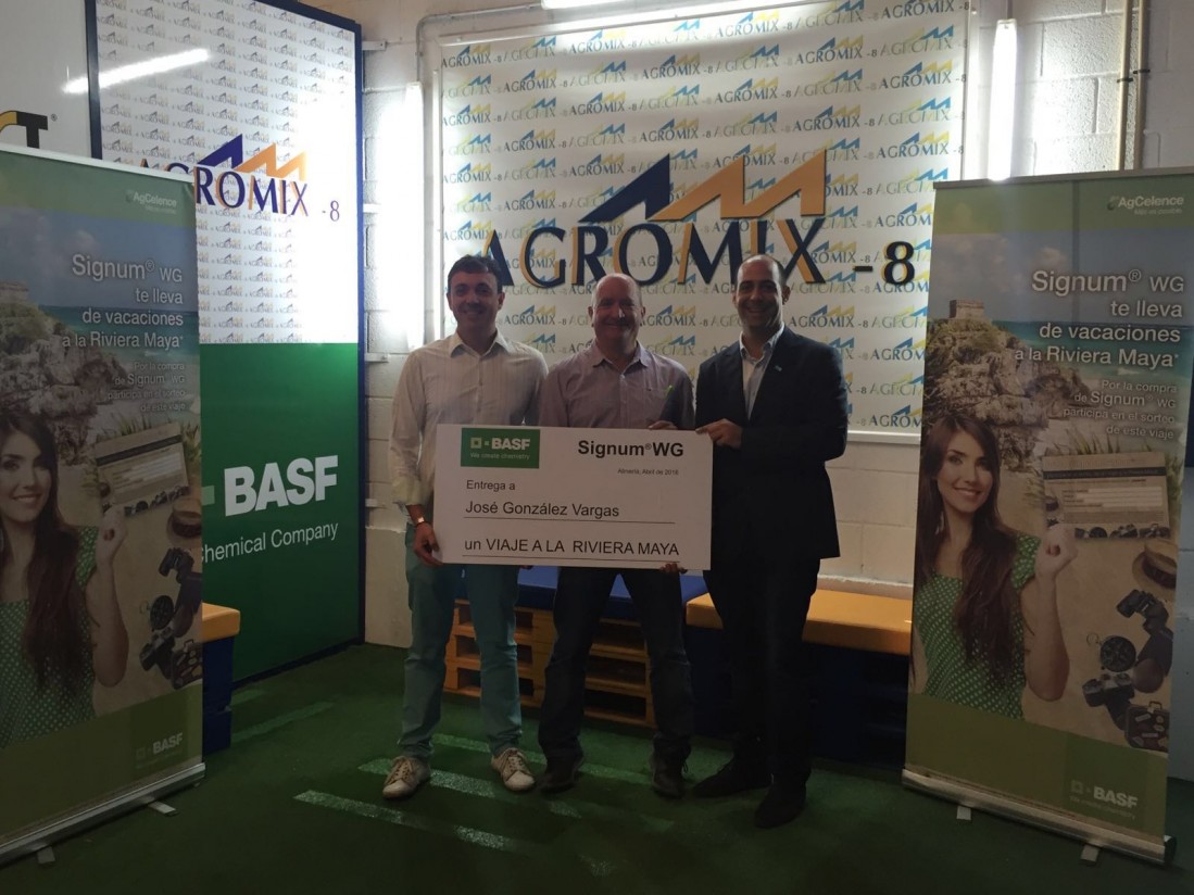 Basf hace entrega del premio «Viaje a la Riviera Maya» de la campaña de Signum WG