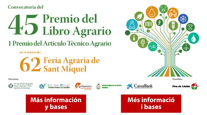 El Premio del Libro Agrario de la Feria de Sant Miquel recibe 23 trabajos