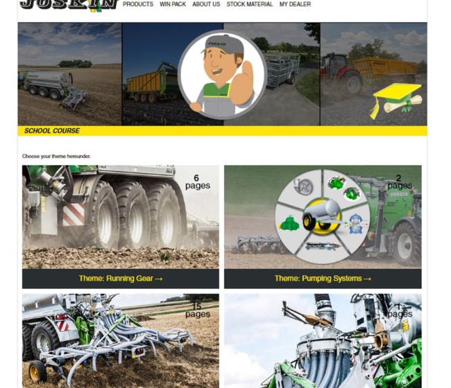 Joskin pone a disposición de profesores y alumnos de mecánica agrícola material educativo online