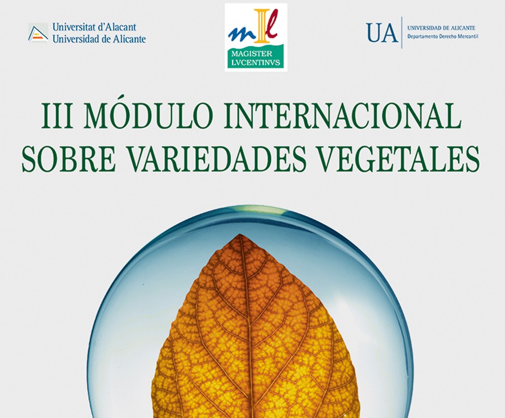 III Módulo Internacional sobre Variedades Vegetales