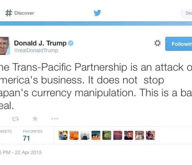 Trump rechazará el TTIP y lo lamentaremos