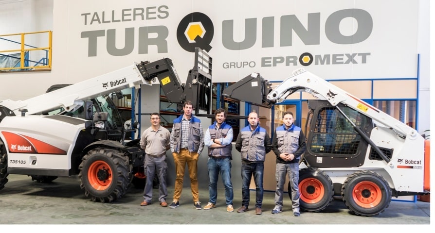 Talleres Turquino, nuevo distribuidor de Bobcat en Galicia