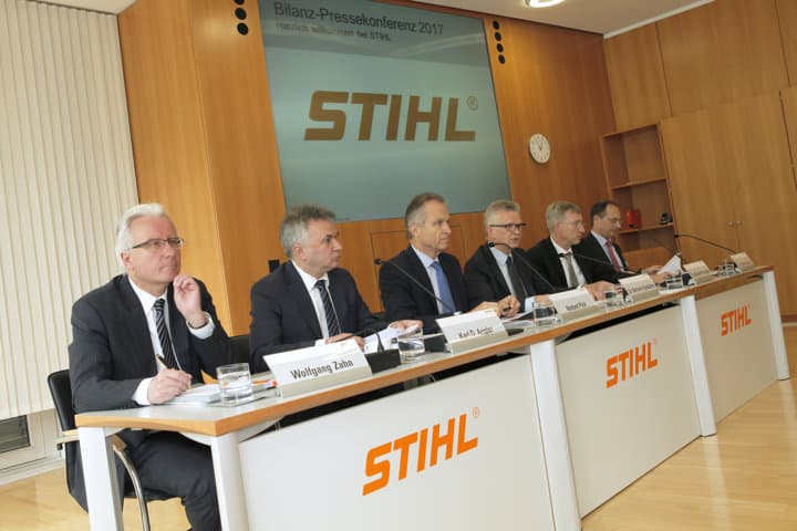 Stihl bate un nuevo récord de facturación en 2016