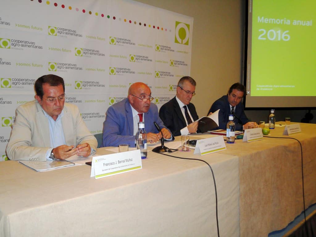 Facturación de 7.784 M€ de las cooperativas agroalimentarias andaluzas en 2016