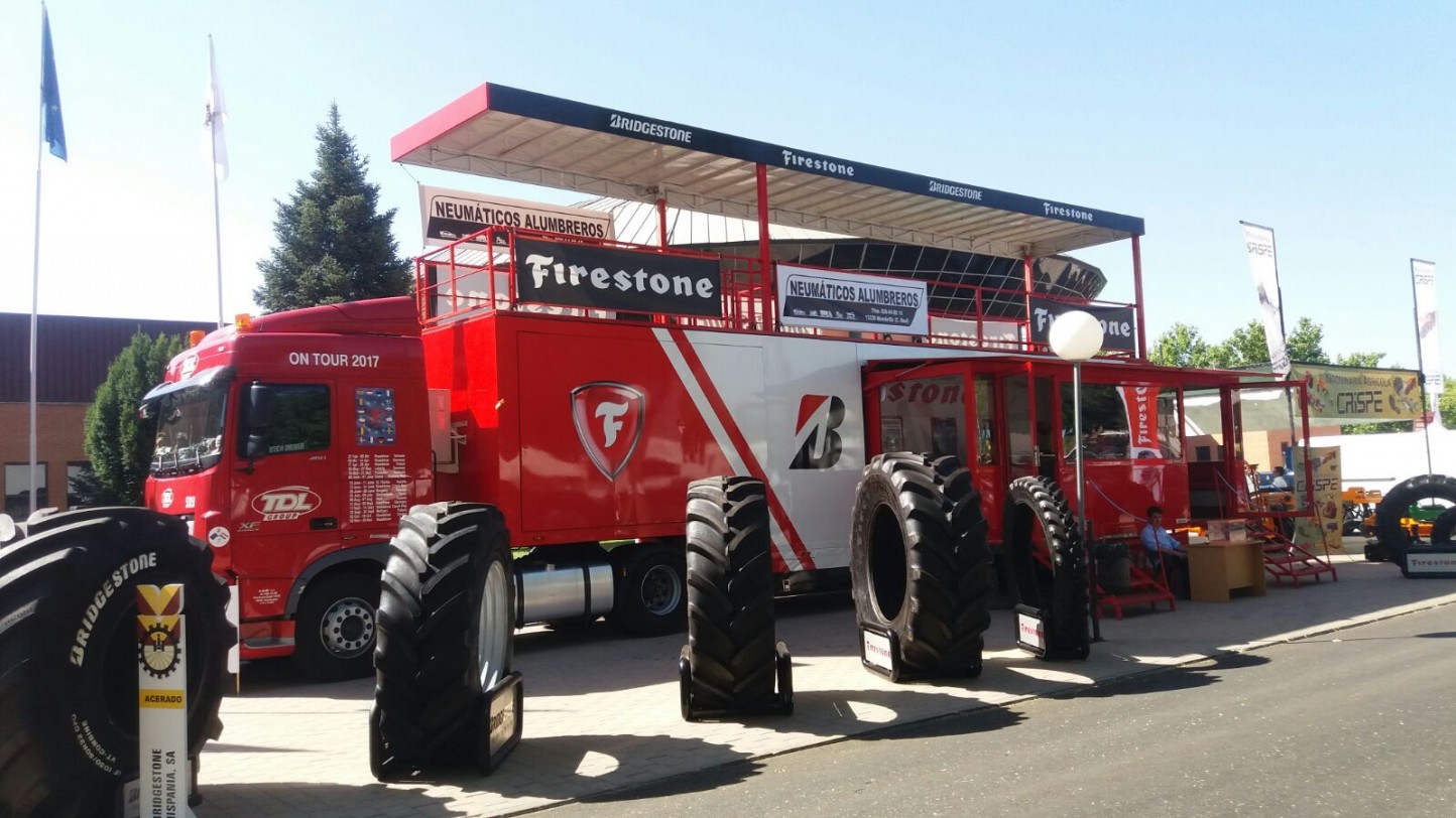 Bridgestone acude a Fercam con su nuevo neumático para cosechadoras VT-Combine