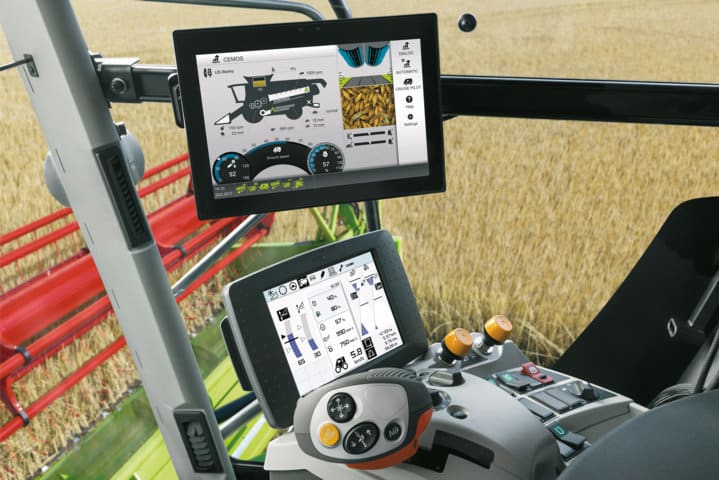 Claas presenta el nuevo sistema Cebis Mobile con pantalla táctil para todas las cosechadoras Lexion 600 y 700