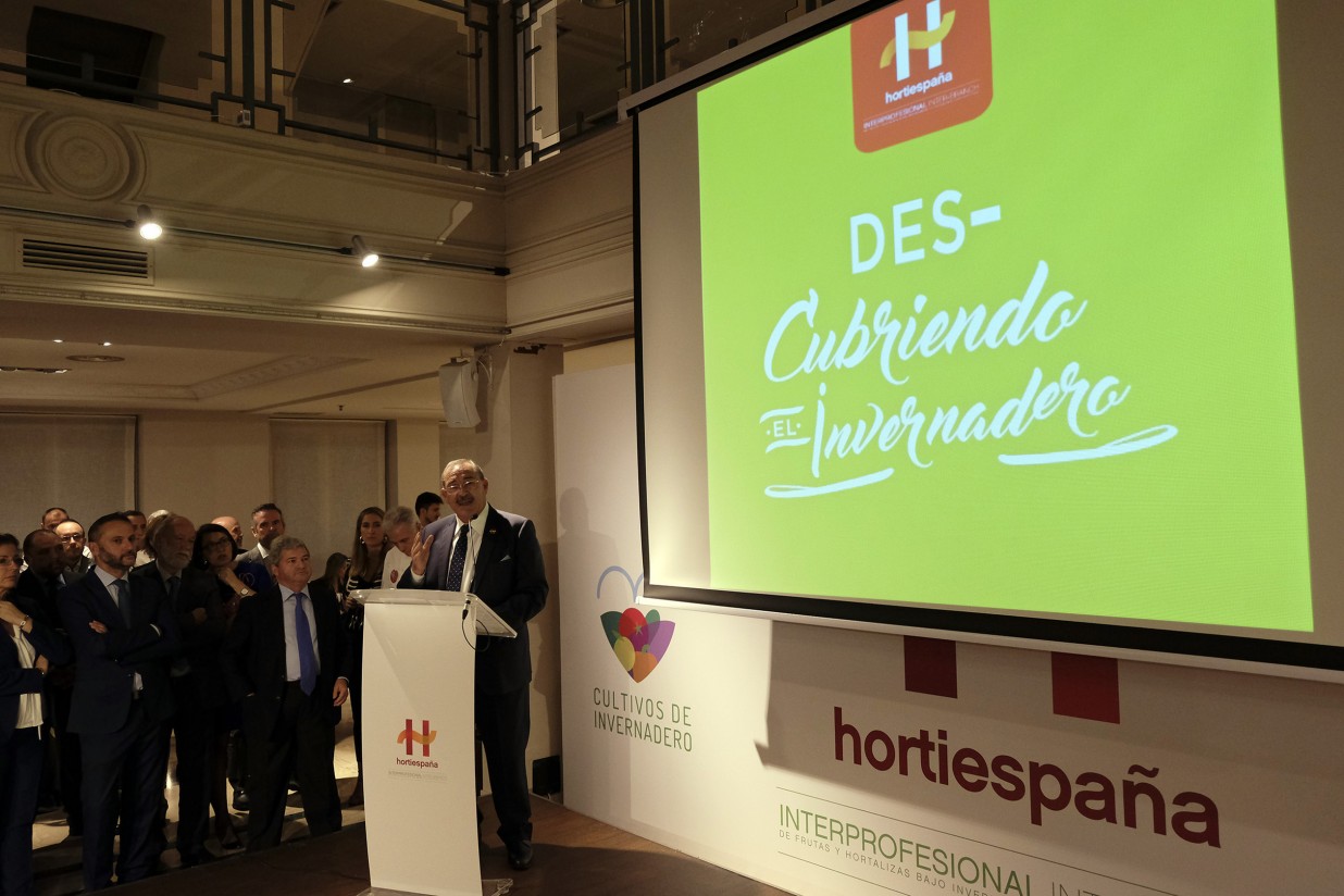 Hortiespaña presenta en Madrid su campaña «Des-Cubriendo el Invernadero»