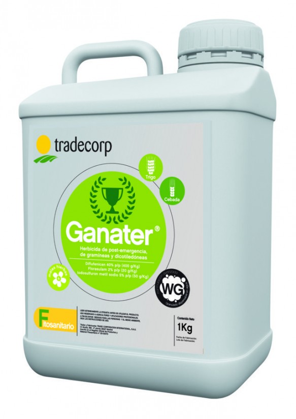 Tradecorp lanza al mercado Ganater, un nuevo herbicida para el control de malas hierbas en cereal