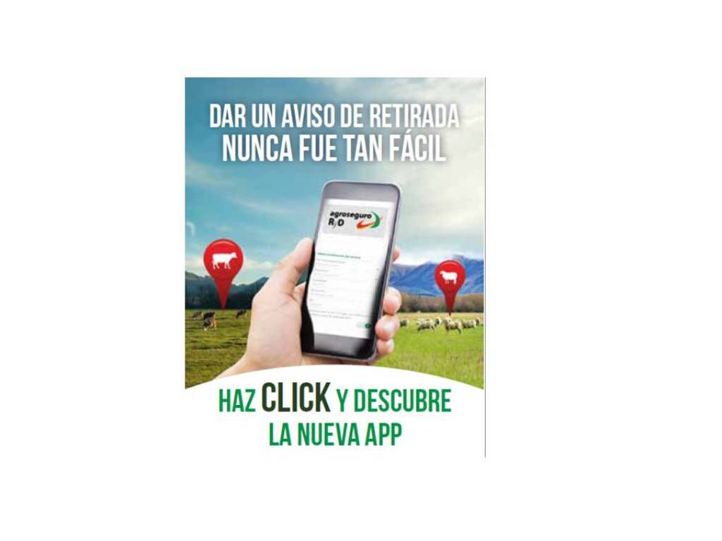Agroseguro lanza una aplicación móvil de la línea de seguro de retirada de animales muertos