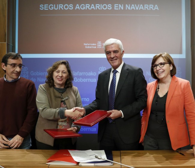 El Gobierno de Navarra asume la bajada de la aportación estatal al sistema de seguros agrarios