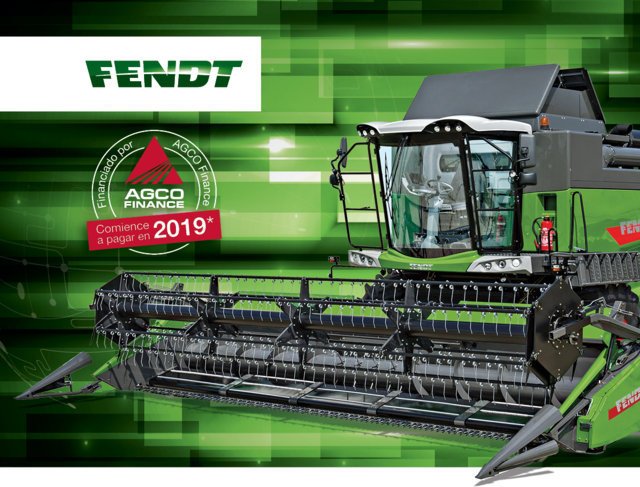 Compra ahora tu cosechadora Fendt y no empieces a pagar hasta después de la cosecha de 2019