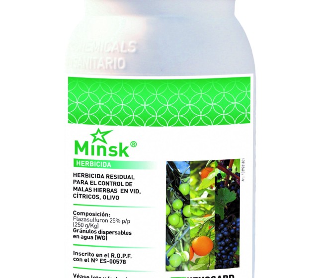 Minsk, el nuevo herbicida de Kenogard para viña, olivar y cítricos