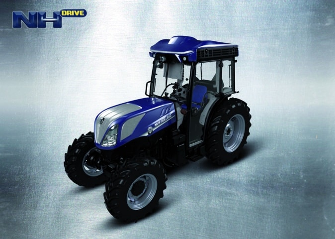 New Holland presenta el tractor autónomo T4.110F NHDrive para viñedos