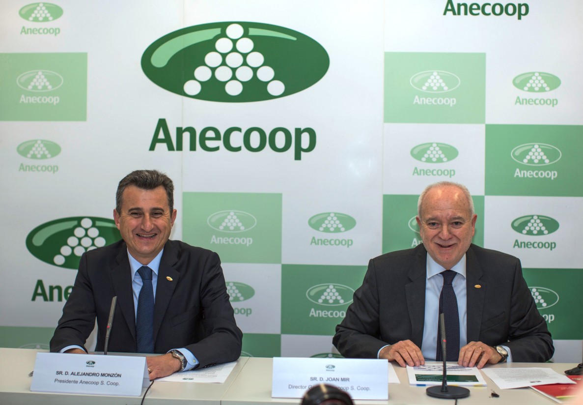 Anecoop consigue 663 M€ de facturación en 2017