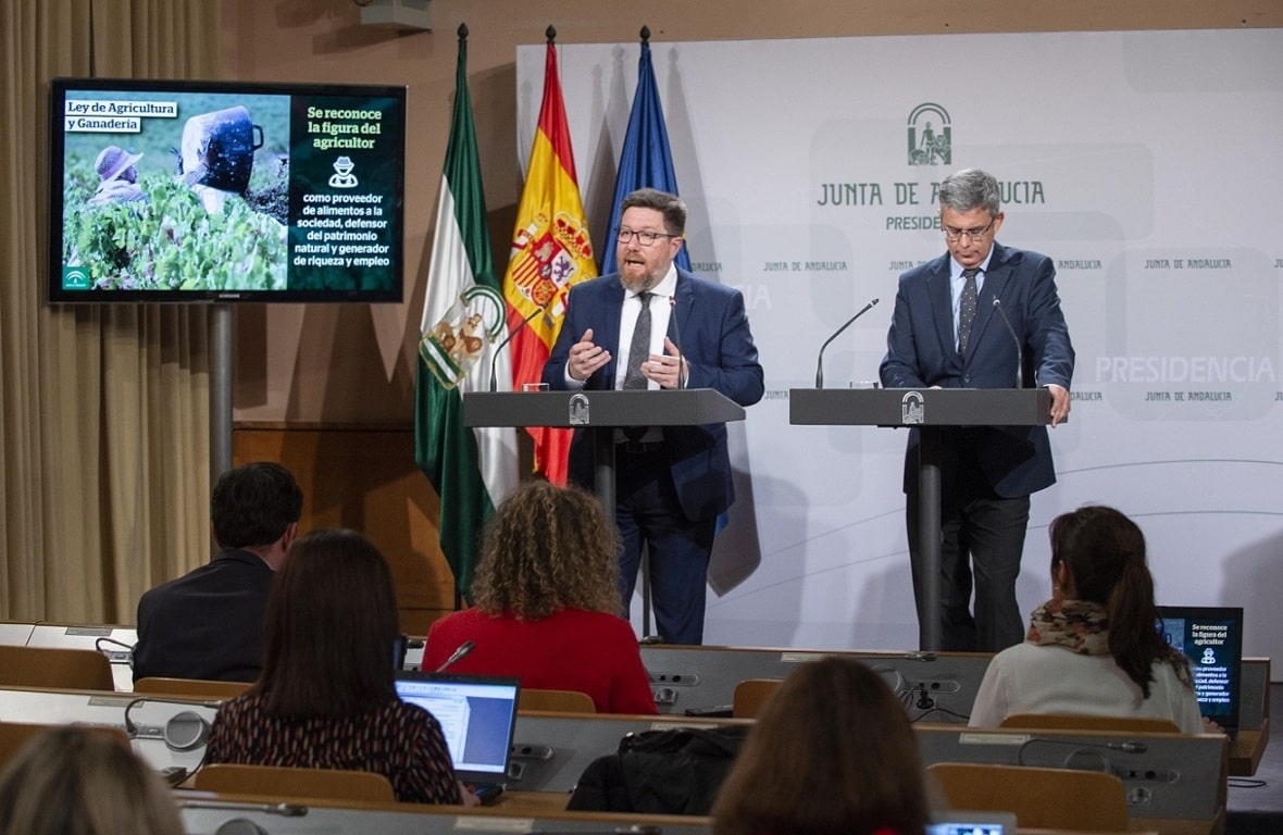 El Gobierno andaluz aprueba el proyecto de Ley autonómica de Agricultura y Ganadería