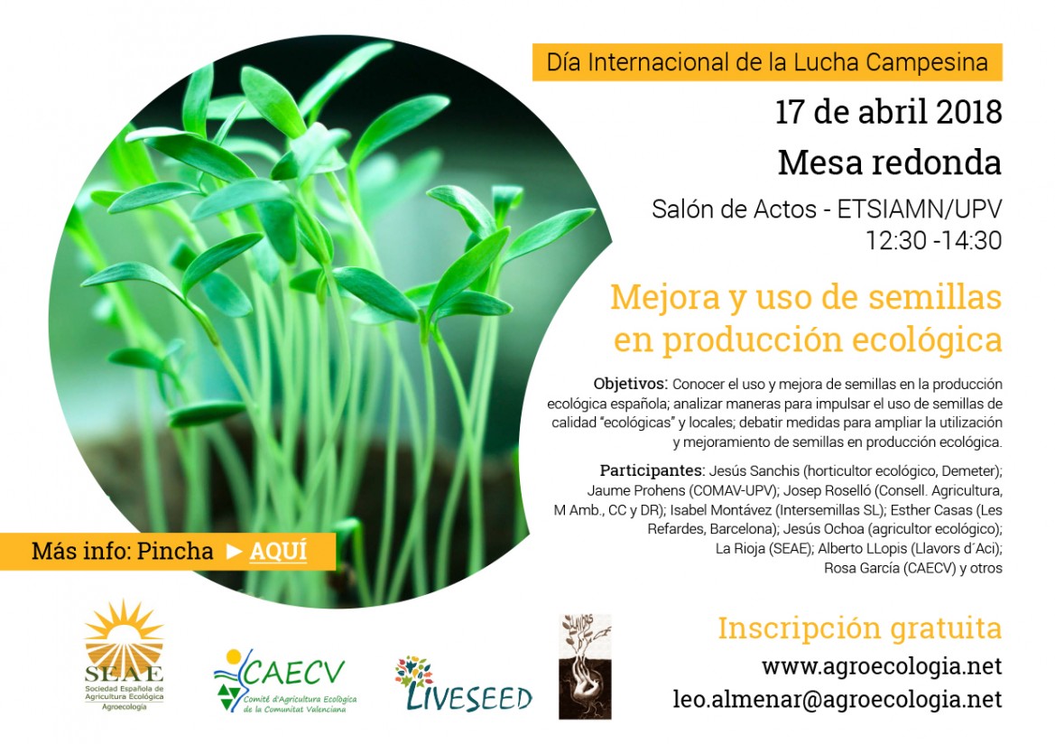 SEAE organiza una mesa redonda sobre uso y mejora de semillas en producción ecológica