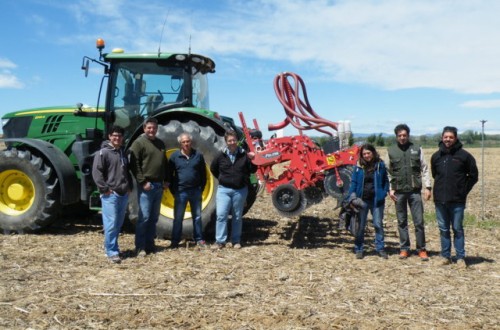 Kultistrip 4500 F de Kverneland, para el trabajo del suelo en la línea de siembra