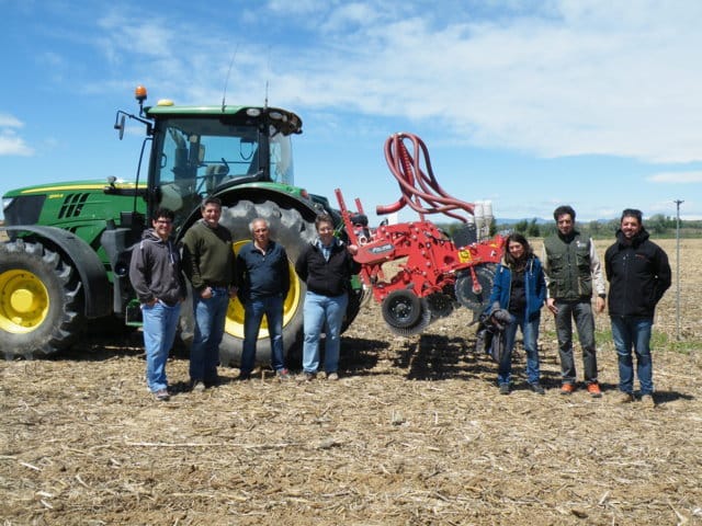 Kultistrip 4500 F de Kverneland, para el trabajo del suelo en la línea de siembra