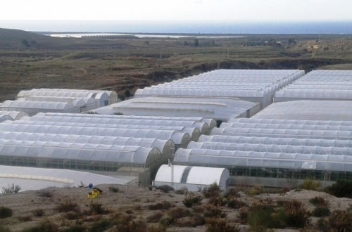 Agua de mar desalinizada para riego en los invernaderos de Almería