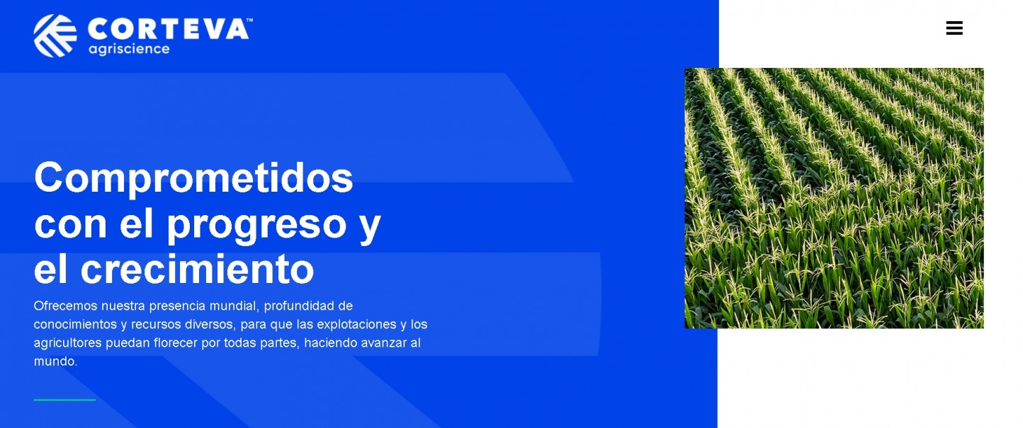 Corteva Agriscience lanza su nueva web en español