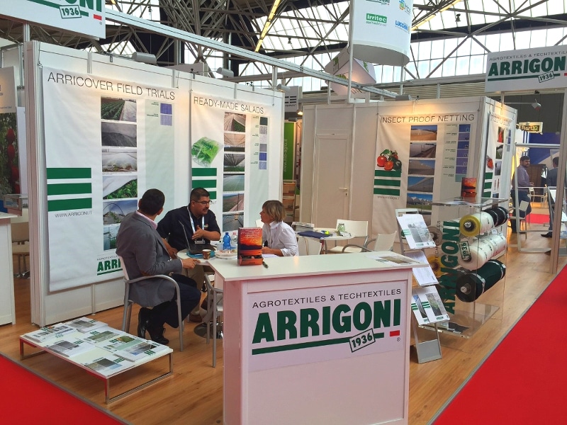 Arrigoni presentará sus nuevas mallas y pantallas para la protección de cultivo en Greentech