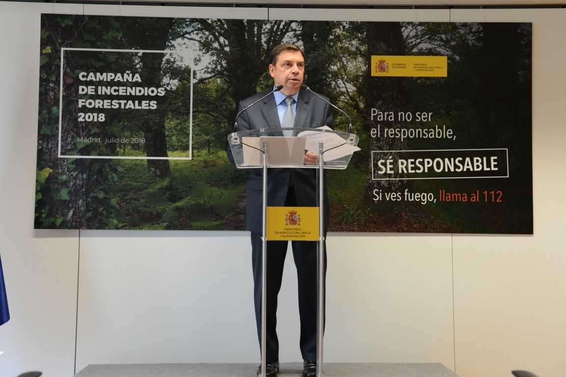 “Para no ser el responsable… sé responsable”, lema de la campaña contra incendios forestales 2018