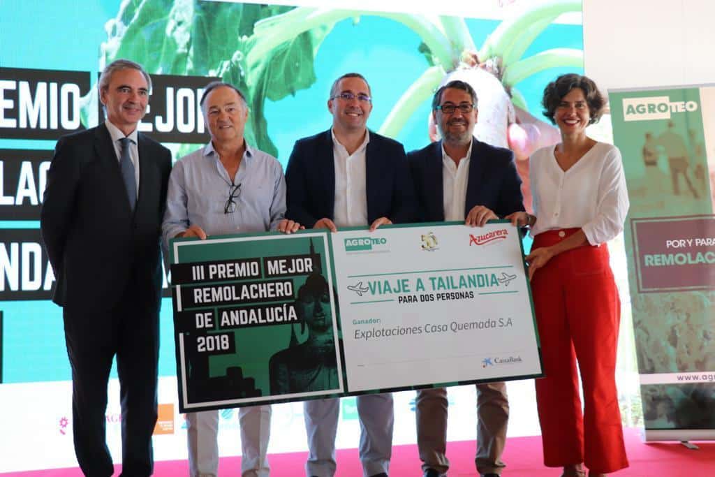 Azucarera y CaixaBank entregan el Premio al Mejor Remolachero de Andalucía 2018