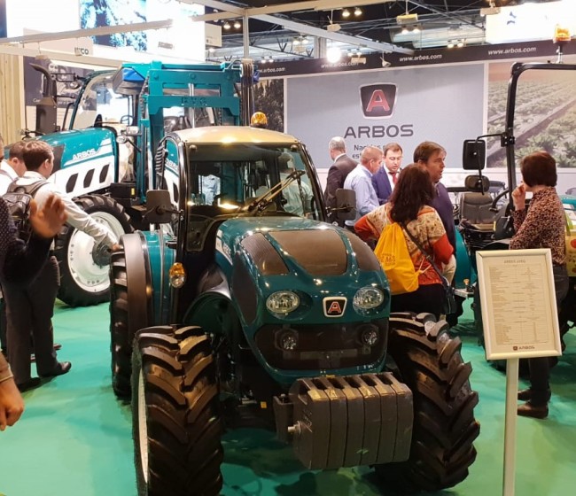 Arbos Ibérica presenta sus tractores para cultivos especiales en Fruit Attraction 2018