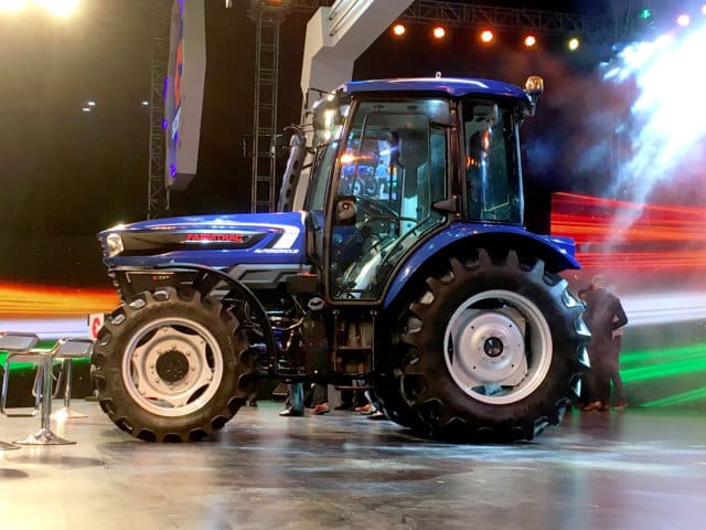 Los neumáticos Agrimax de BKT equipa el primer tractor de Escorts con conducción autónoma