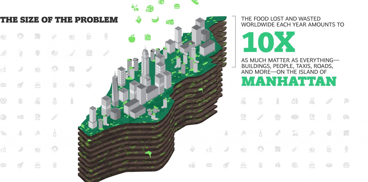 Un tercio de los alimentos producidos en el mundo acaba en la basura