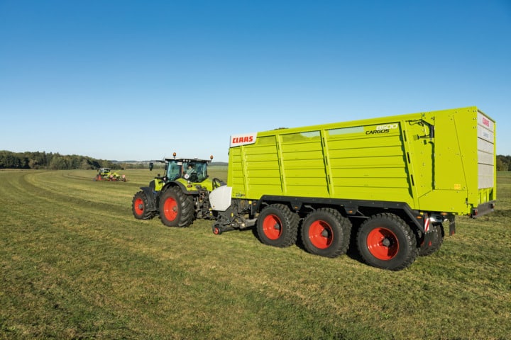 Claas Cargos 8500, ahora con chasis trídem y neumáticos de 30,5″