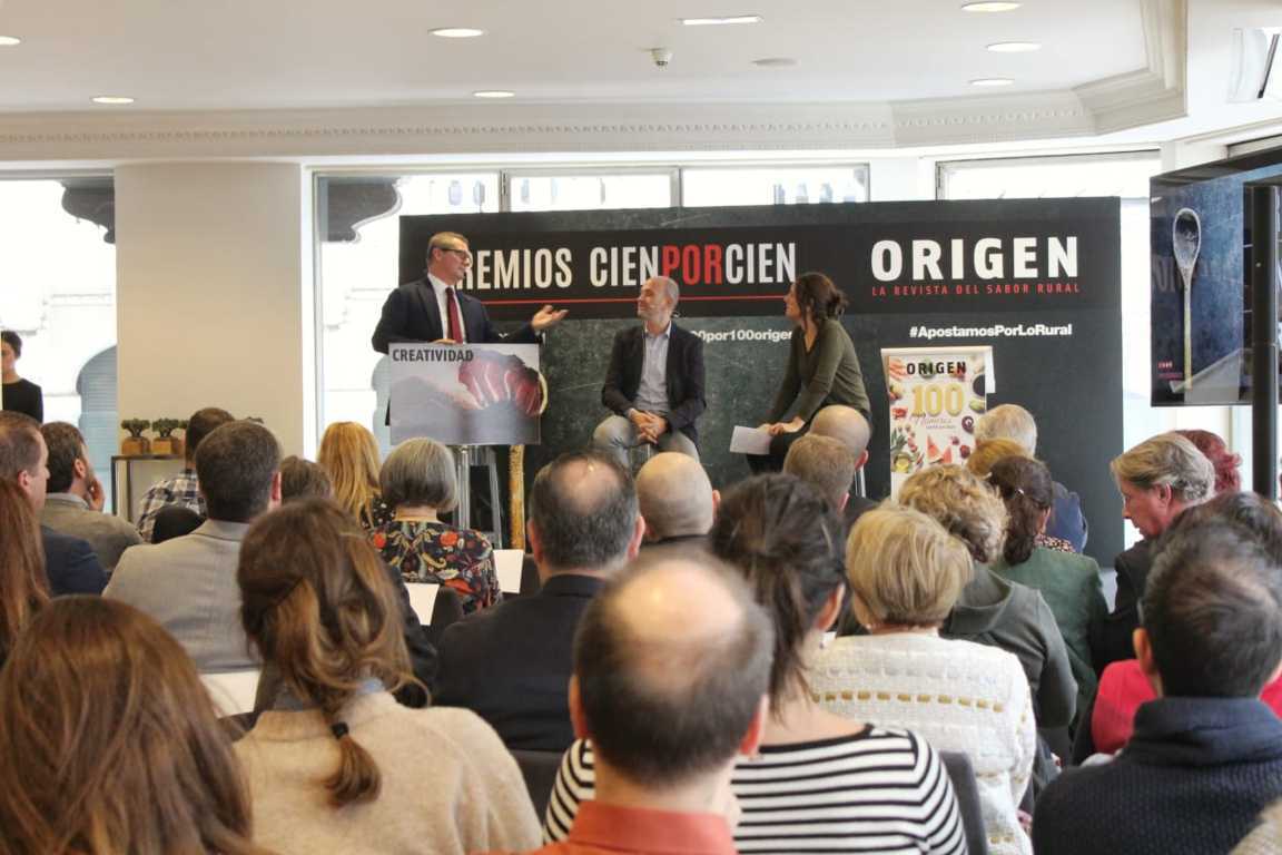 ORIGEN, La Revista del Sabor Rural, entrega sus Premios Cien por Cien Origen