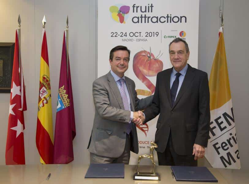 Fepex e Ifema reafirman su compromiso para dar continuidad a la organización de Fruit Attraction