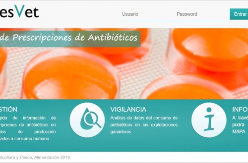 Transmisión electrónica de prescripciones veterinarias de antibióticos