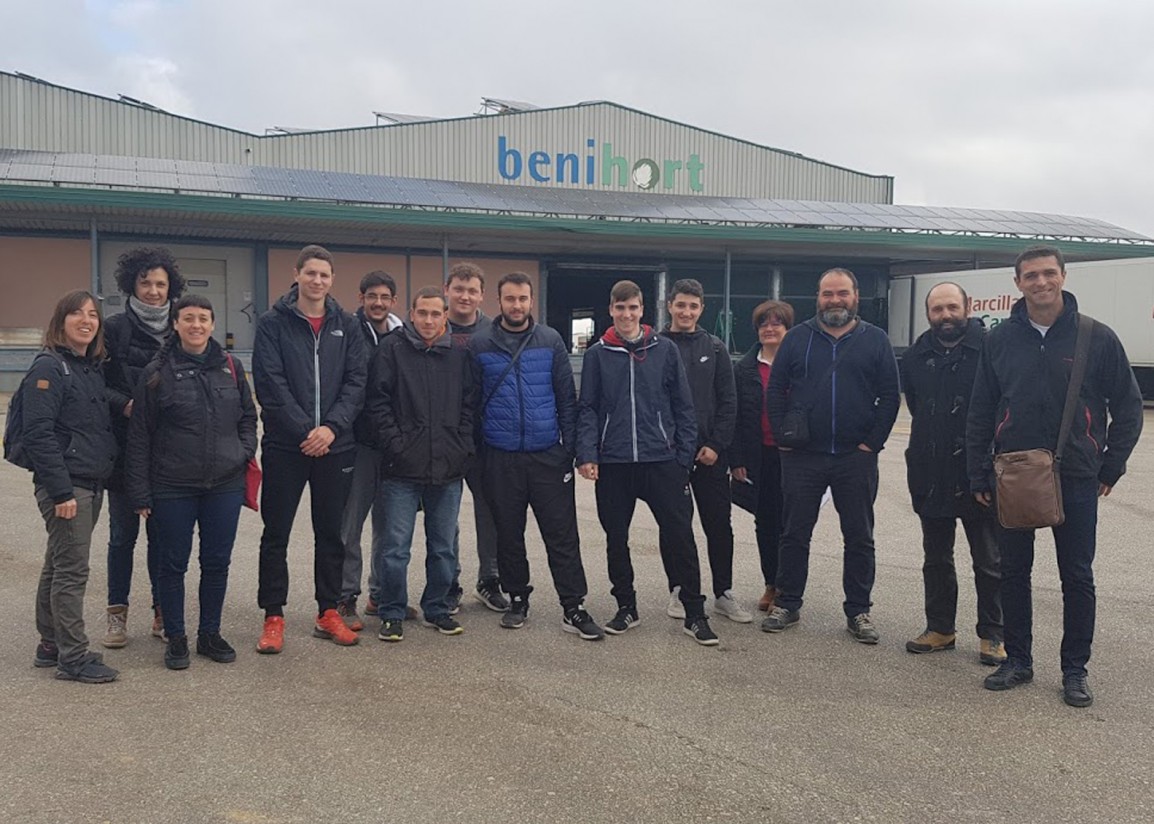 Alumnos de Producción Agroecológica visitan Benihort