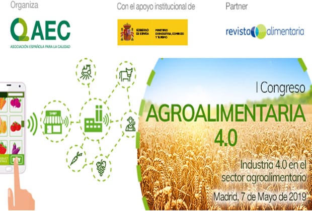 La Asociación Española para la Calidad (AEC) organiza el I Congreso Agroalimentaria 4.0