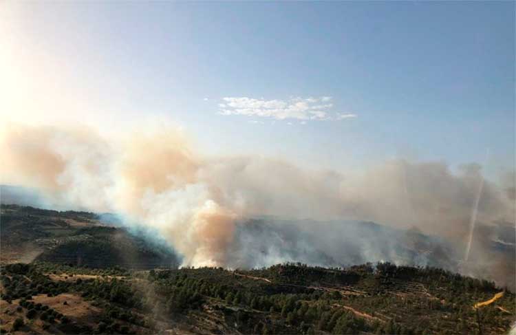 Cataluña y Madrid prohíben las labores agrícolas ante el riesgo de incendios forestales todo el fin de semana