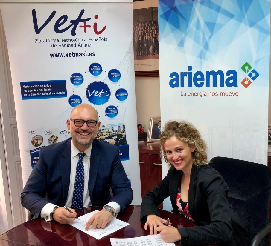 La Fundación Vet+i firma un convenio con Ariema para fomentar la I+D+i en sanidad animal