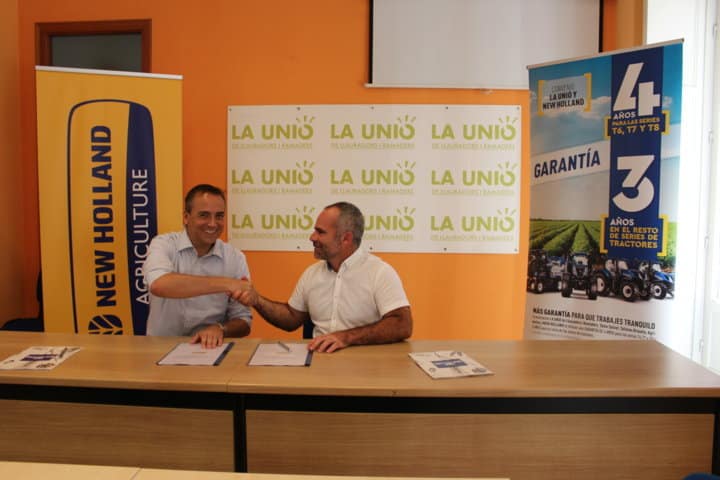 Convenio de colaboración entre New Holland y La Unió de Llauradors